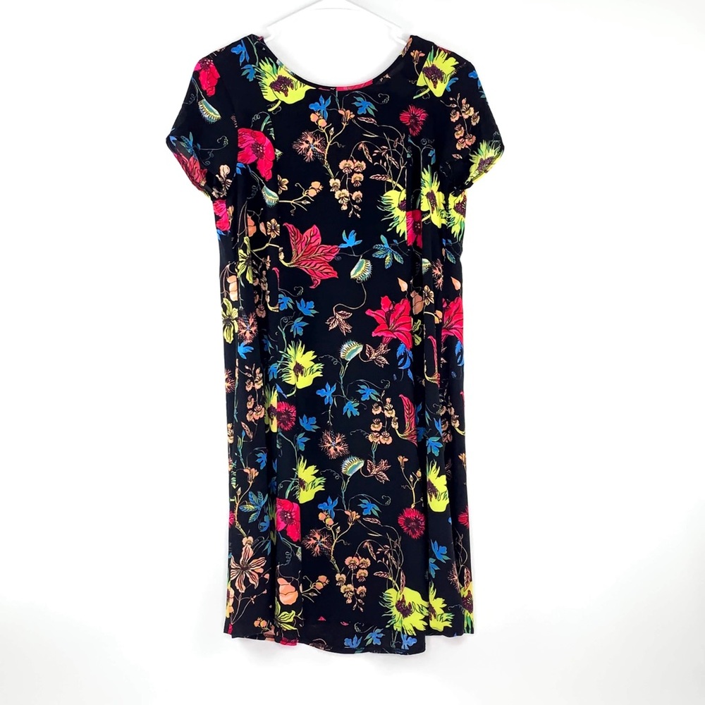 H&M Lightweight Floral Flowing Keyhole Dress 2 - Picture 2 of 4